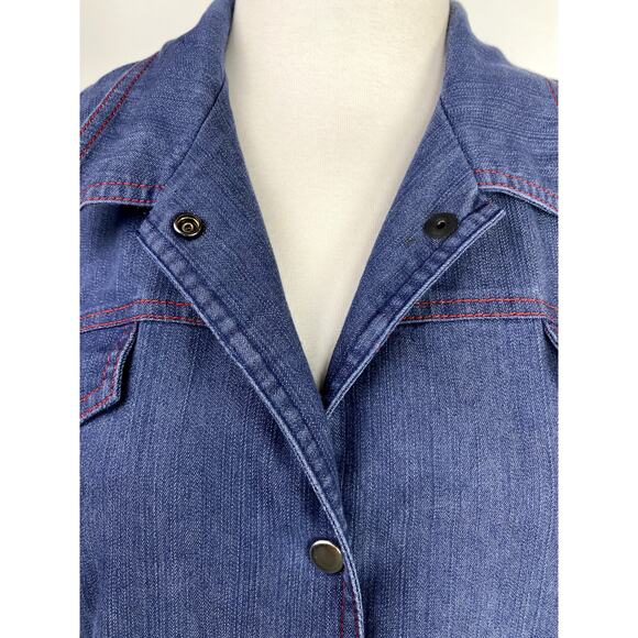 BETS by Canvasbacks Vintage Chambray Button Down Shirts Women’s Size Large15 - Picture 2 of 6